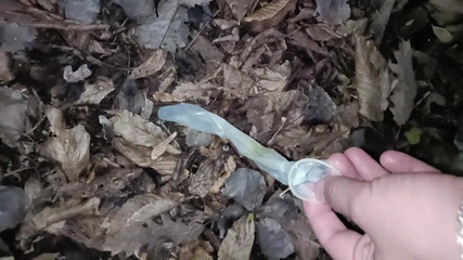 Eating Cum From Used Condom I Found