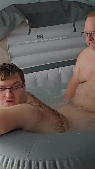 Stepdaddy Fucks His Hairy Bear in the Jacuzzi