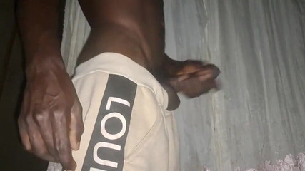 Hot Guy Jerking off Black Cock