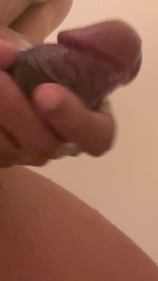 Stroking Hard BBC in the Shower