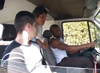 Pick up for 3some anal fuck