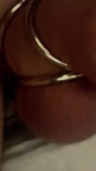 Cloudy Silver Cock Ring