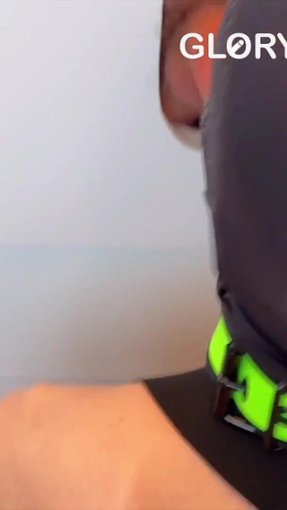 My Best Friend and the 20-year-old Neighbor - Spontaneous Gloryhole Threesome