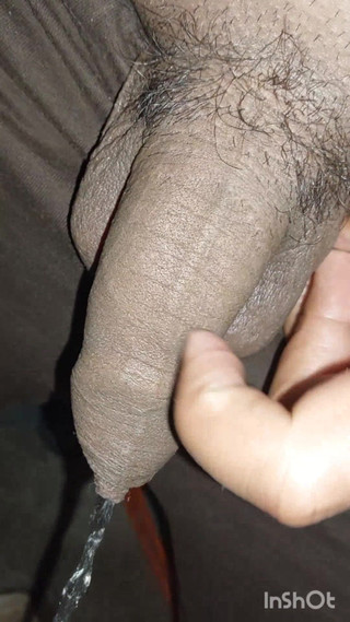 Pissing My Big Black Cock Is Starting Pissing