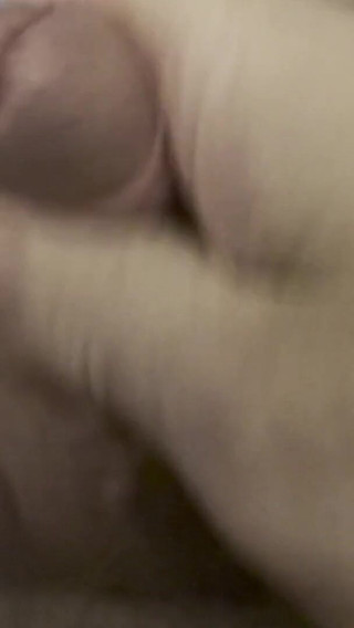 My Friend Lies on the Bed and Plays with His Big Cock Waiting for My Wet Hole