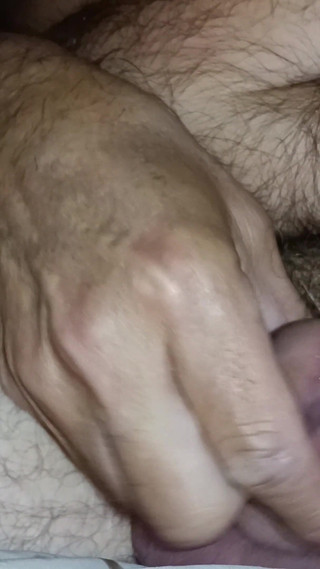 Naked Close up Uncut Cock Wanking, Moaning Orgasm, Delicious Creamy Cum - Rockard Stepdaddy