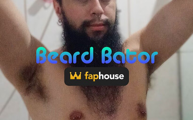 Beard Bator Taking a Shower and Bathing