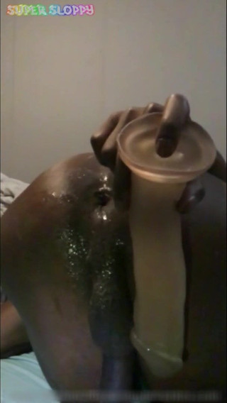 Big Dildo in My Ass Then Anal Pump - Dj Buttpussy