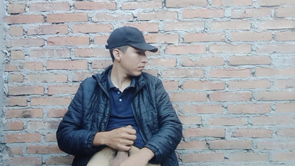 Cute Boy Stroking His Cock