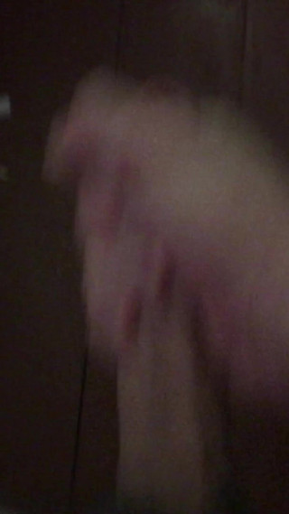 Jerking off Member, Man Fingering Dick