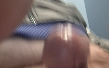 Jerking off the Little One Until He Cums