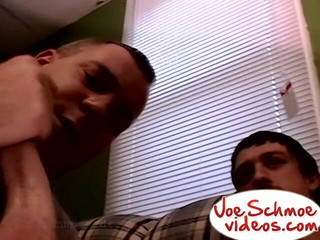 Servicing a Hung Straight Cock