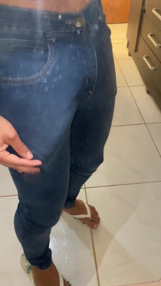 Trying to Hide My Dick Inside My Pants so My Friends Don't See It Hard