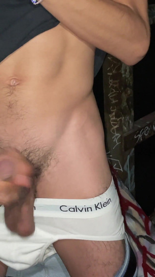 Big Dick Twink Solo Jerk off Big Cumshot Public Caught Jerking off Hung Papi