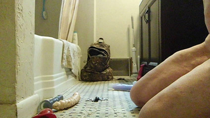 Gaping Ass and Clamping Nipples