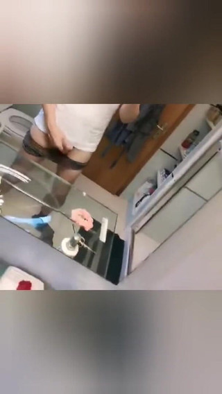 Hot Daddy Caught Jerking off with Huge Cumshot