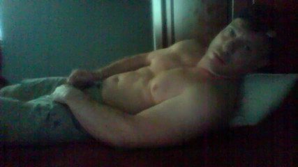 Hotest Muscle Stepdaddy Cumming with Cock Thru Fly of Shorts