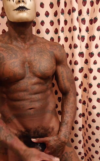 Big Black Cock Worship Hallelujah Johnson - Tall Tattooed Dark Chocolate BBC Cumshot