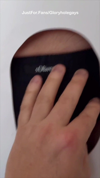 Straight Construction Stud Keeps Returning to the Gloryhole - His Cock Tells the Truth