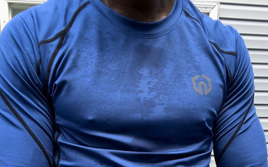 Sexy Black Male. Sexy Man. Neleus Blue Muscle