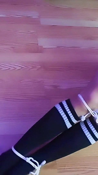 Struggling in Bondage & Getting Hard!