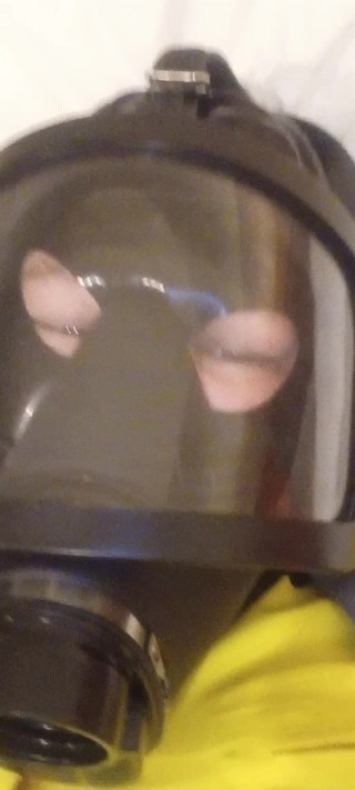 Gasmasked Latex Vis Drone Cumming