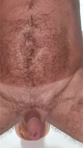 In the Bathroom Shoving the Dildos in My Ass