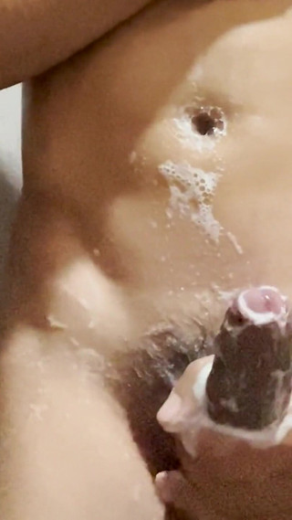 Ron solo in bathroom