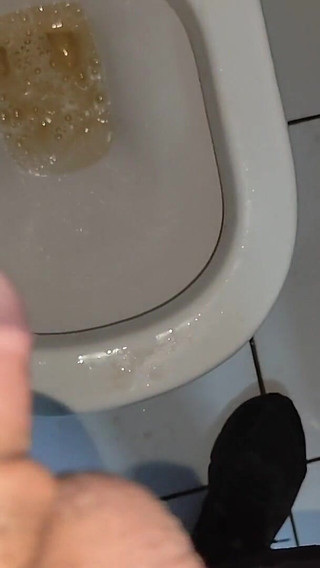 Golden Rain in the Morning in the Locker Room at Work.