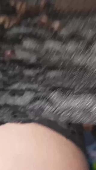 Dani_leg in Black Stockings Enjoys the Big Load