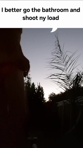 Getting Horny in My Orange Briefs and Jerking off with Cumshot on My Belly