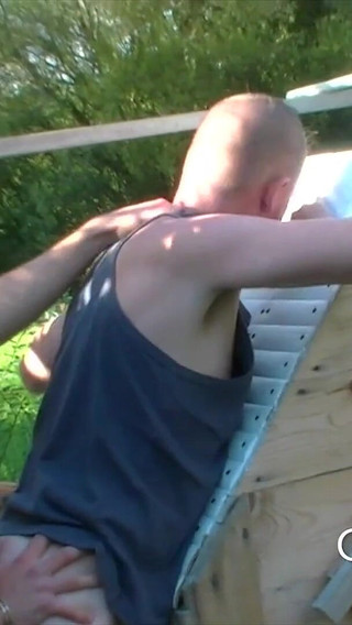 2094 Two Frendh Twinks Fucking Outdoor in Exhib