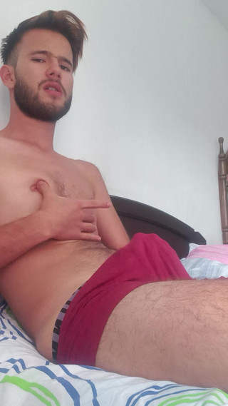 18 Yo Twink Having Fun with His Big Cock