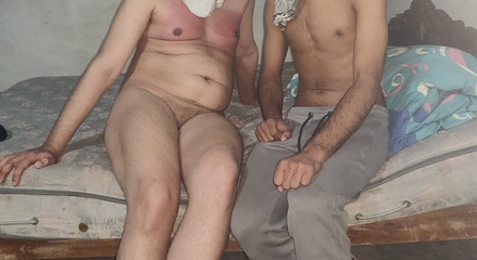 Sexy Fem Boy Having Sex with Two Desi Stepdaddy's