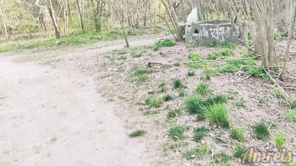 Need a Place to Cum! Part 5. Walking, Jerking off and Ejaculating on a Discarded Chair Next to a Supermarket