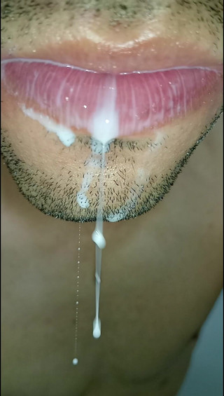 Cum in My Mouth, Play with Your Cum, and Swallow It, Sexy, Femboy, Trans, Gay Naughty, Tongue, Sloopy, Six Pack, Fitness Teen