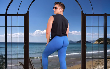 Bubble Butt Boy Ass Training in Tight Pants
