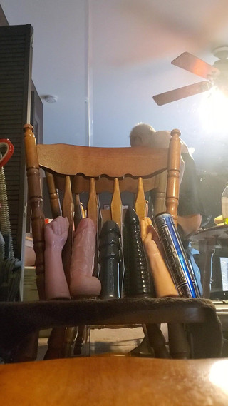 Horny Asspussy's Big Dildo Gangbang Orgy with Explosive Finish! Pt. 1