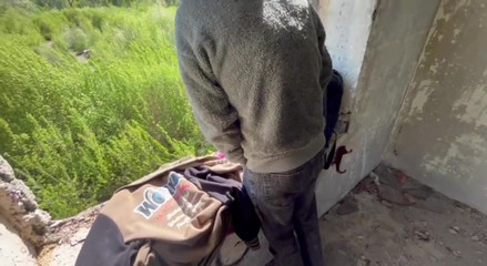 Tore My Ass with His Powerful Dick Near the Hospital