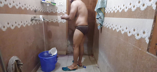 Hot and Sexy Man and Bathing Video