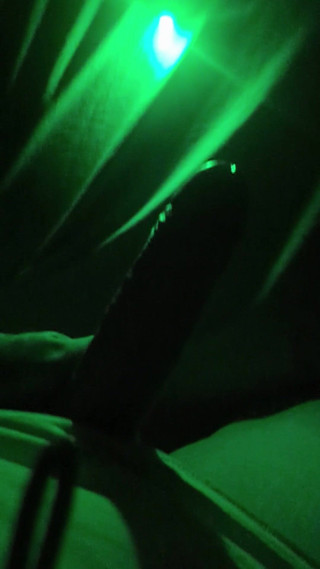 Uncut Bwc on Full Display - Balls Worked, Cock Stroked, Lights on