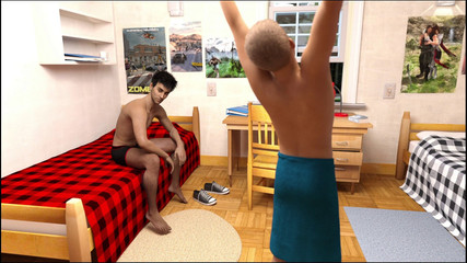 Setting up TV in College Hostel Room