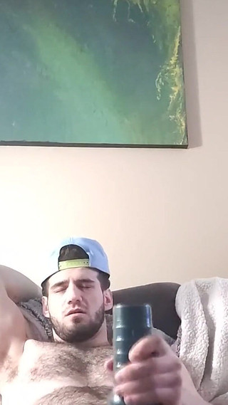 Great Front and Center Facing View Cumming All Over My Hand with the Help of Mrs. Pocket Pussy