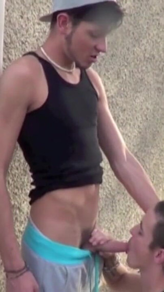 Nicky fucked by Chad outdoor