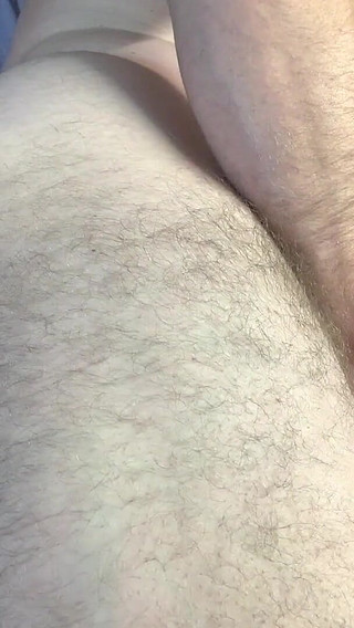 Hairy Stepdaddy Fuck Young Hole with Dildo and Big Cock