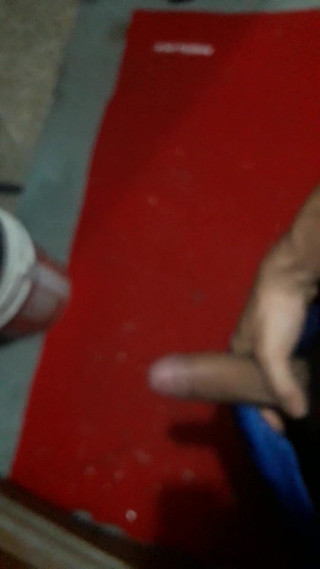 Latino Boy Plays with His Dick