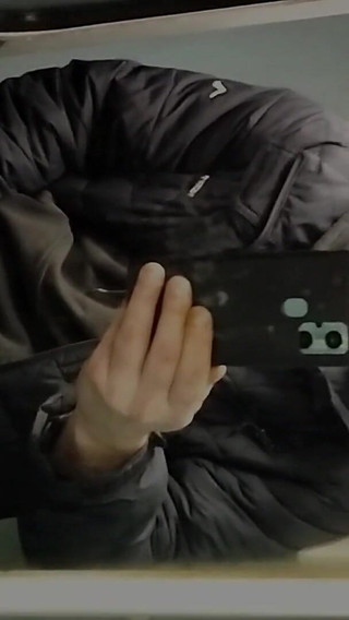 I Am Masturbate in Train Toilet in Winter