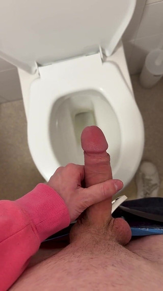 Horny Twink Caught Stroking in the Bathroom!