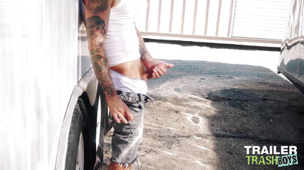 TRAILERTRASHBOYS - Bareback With Bryce Hart and Romeo Davis