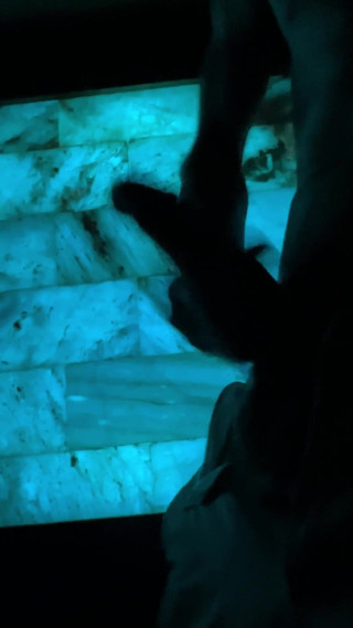 Quick Cumshot Clip of Silhouette Male Moaning Asmr